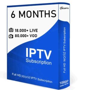 6 month IPTV subscription