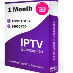 1 month IPTV subscription / IPTV service 1 month