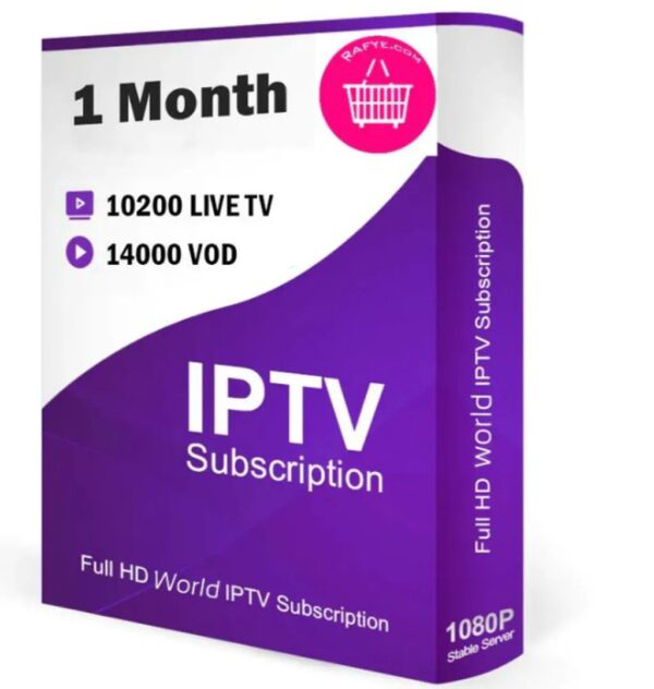 1 month IPTV subscription / IPTV service 1 month