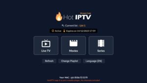 Hot player IPTV playlist